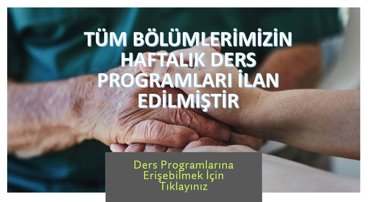 Ders Program İlanı